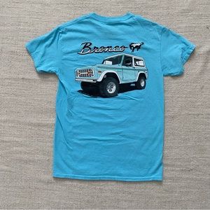 Vintage Ford Bronco Blue T-Shirt